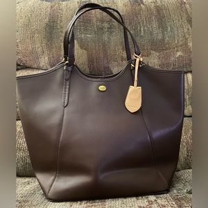 Coach brown tote.